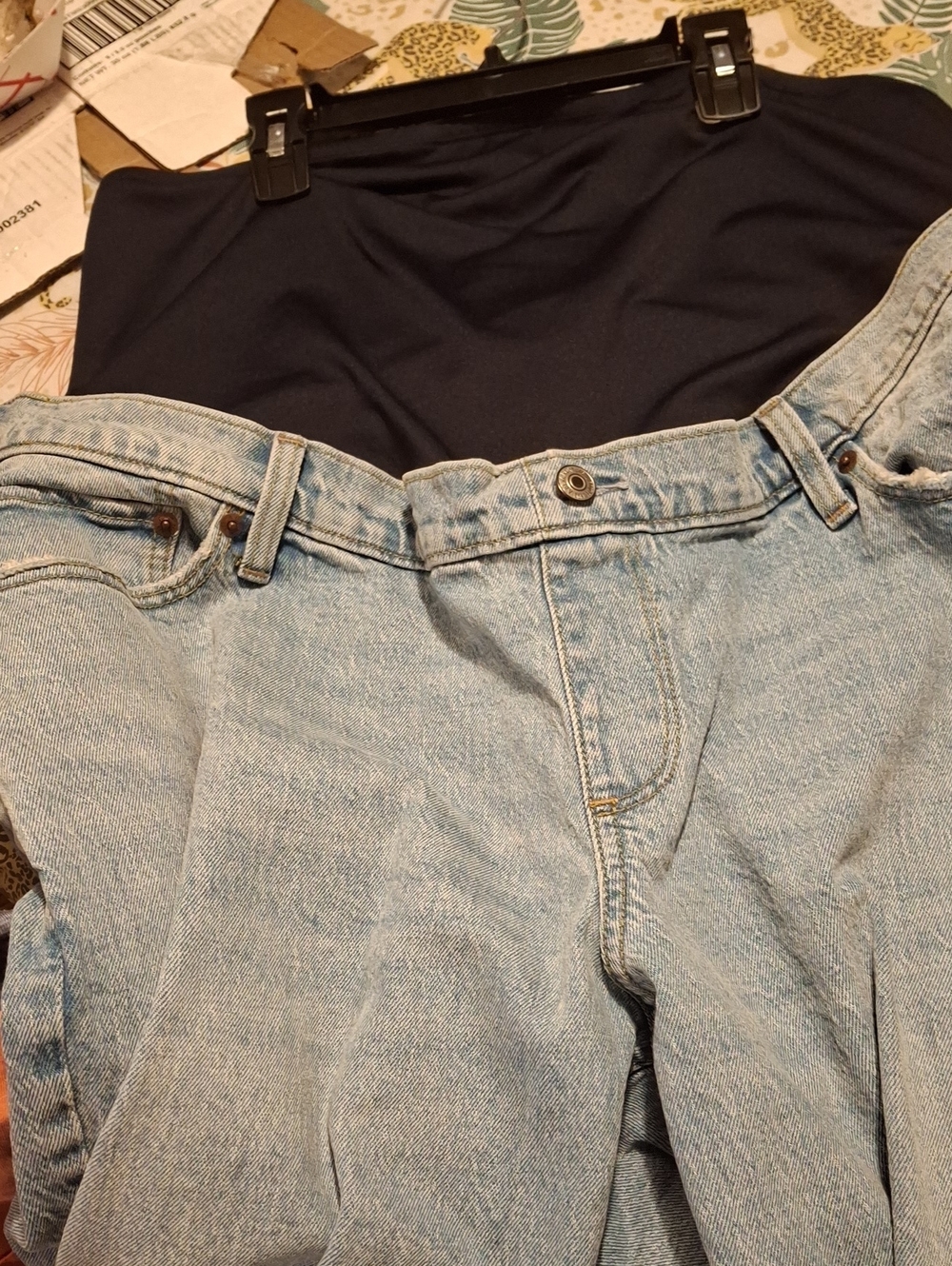 Light Blue Maternity Jeans Abercombie & FITCH